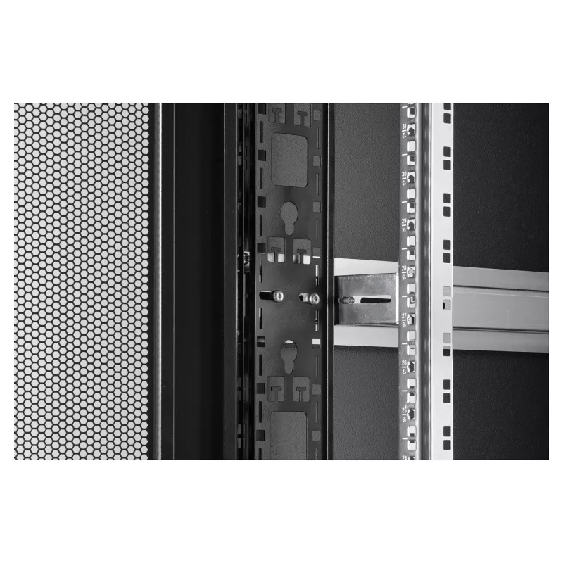 Armário de servidor 42HE Unique Server-N 2053x800x1200mm preto.