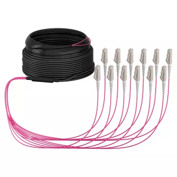 EFB cabo trunk U-DQ(ZN)BH OM4 12G (1x12) LC-LC 10m Dca LSZH