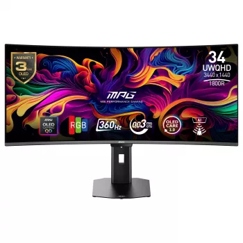 Monitor gaming MSI MPG 341CQRDE QD-OLED X36 - 360Hz, 0,03ms GtG