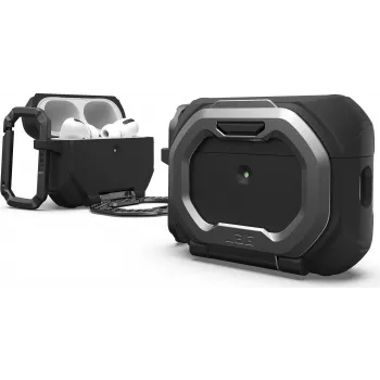 Capa UAG Urban Armor Gear Monarch | Apple AirPods Pro 3 | preto/prateado | 104131114034 (104131114034)