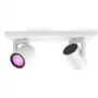 Philips Hue White&Col. Amb. Argenta Spot 2flg. branco 2x4,2W.