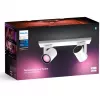 Philips Hue White&Col. Amb. Argenta Spot 2flg. branco 2x4,2W.