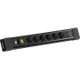 BACHMANN CONNECTUS 6xCEE7/3 1x interruptor, 1xUSB C/C 45W L=2,0m CEE7/7 preto (BM0022772)