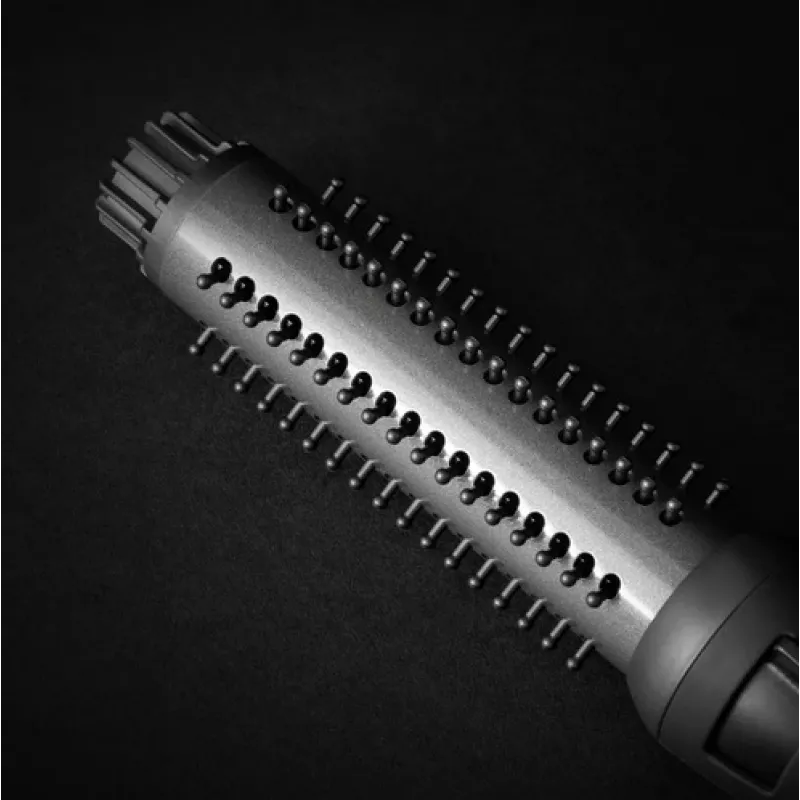 Revamp BR-1350X escova térmica de cerâmica Progloss Volume & Wave, preta