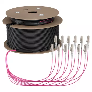 EFB cabo troncal U-DQ(ZN)BH OM4 12G (1x12) LC-LC 80m Dca LSZH