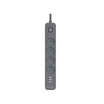 Tracer 47685 Power Line+ 5m (4 tomadas + 3x USB A)
