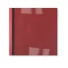 GBC LeatherGrain Capas ThermaBind 3 mm Vermelho (100), A4, Vermelho, Transparente, Mate, 30 folhas, 3 mm, 297 mm