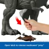 Jurassic World Rebirth Super Colossal Figura de ação Tyrannosaurus Rex, Brinquedo de dinossauro T-Rex do filme
