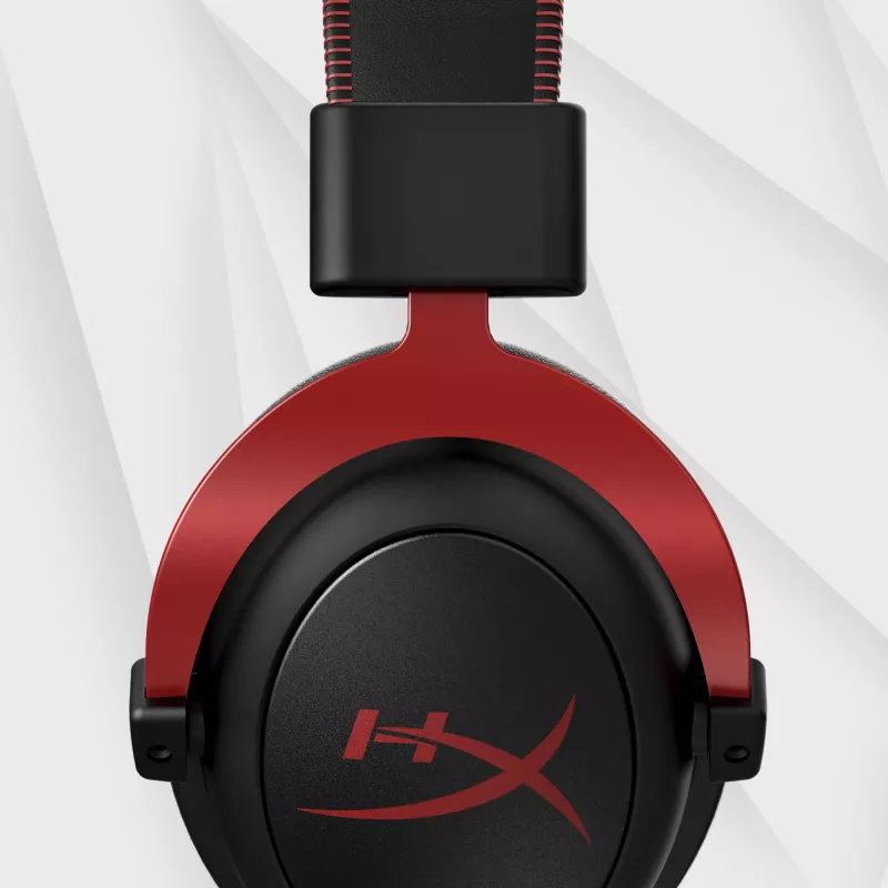HyperX Cloud II - Headset Gaming (Preto-Vermelho)