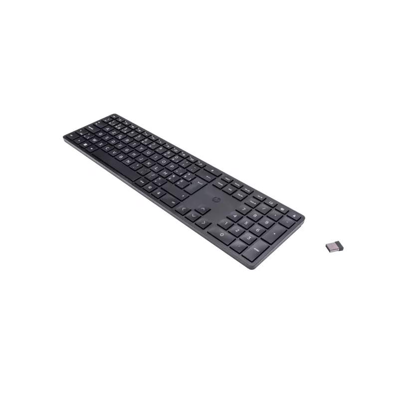HP 450 Teclado sem fios programável RF sem fios + USB AZERTY belga preto