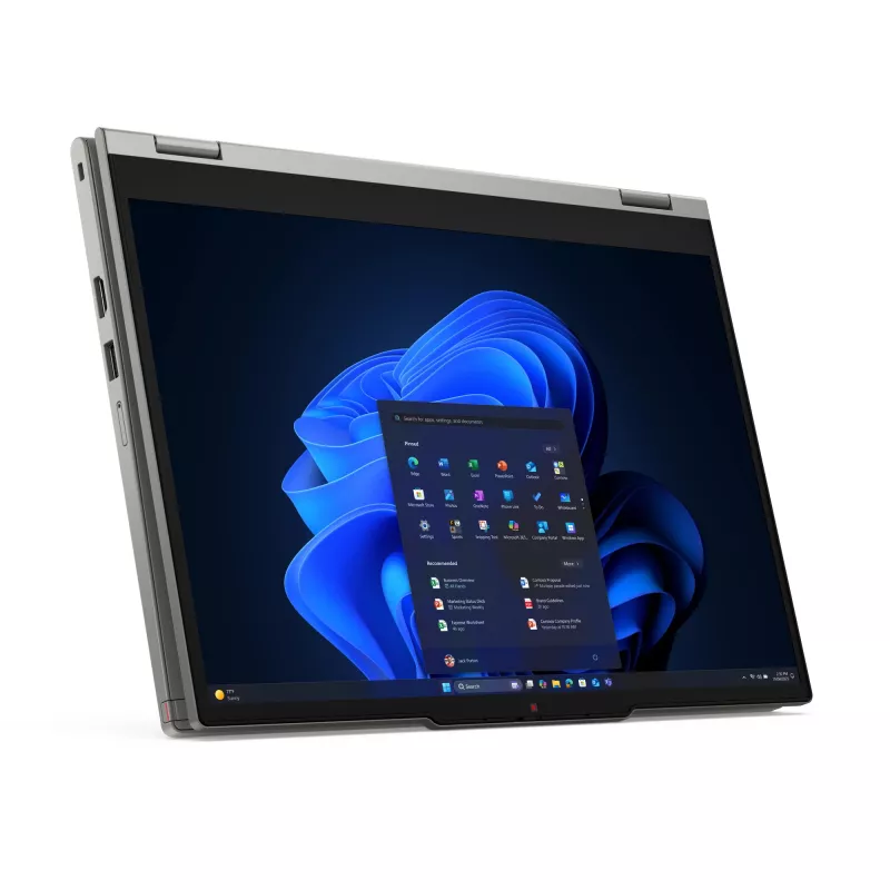 Lenovo ThinkPad L13 2-in-1 Gen 6 (Intel) Intel Core Ultra 5 225U Híbrido (2-in-1) 33,8 cm (13,3 polegadas) ecrã tátil WUXGA 32 GB LPDDR5x-SDRAM 512 GB SSD Wi-Fi 6E (802.11ax) Windows 11 Pro alemão cinzento