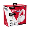HyperX Cloud III S - Headset gaming sem fios (branco), sem fios, 20 - 20000 Hz, gaming, 340 g, headset, branco