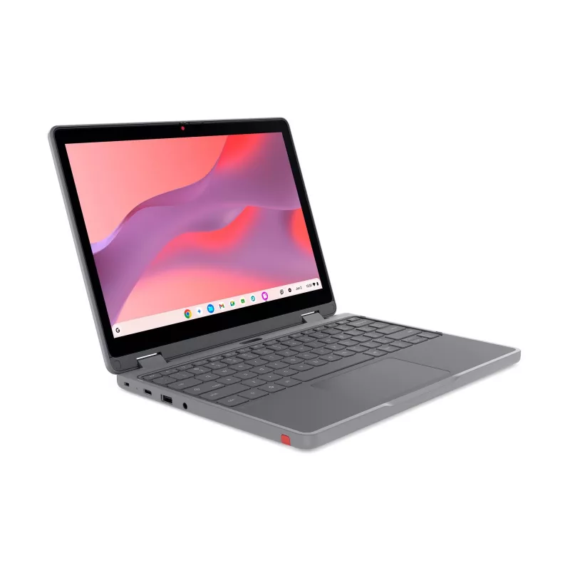 Lenovo Chrome 500e 2in1 G5 M89 MediaTek Kompanio 540 Chromebook 31 cm (12,2″) ecrã tátil WUXGA 8 GB LPDDR5x-SDRAM 64 GB UFS Wi-Fi 6E (802.11ax) ChromeOS inglês cinzento