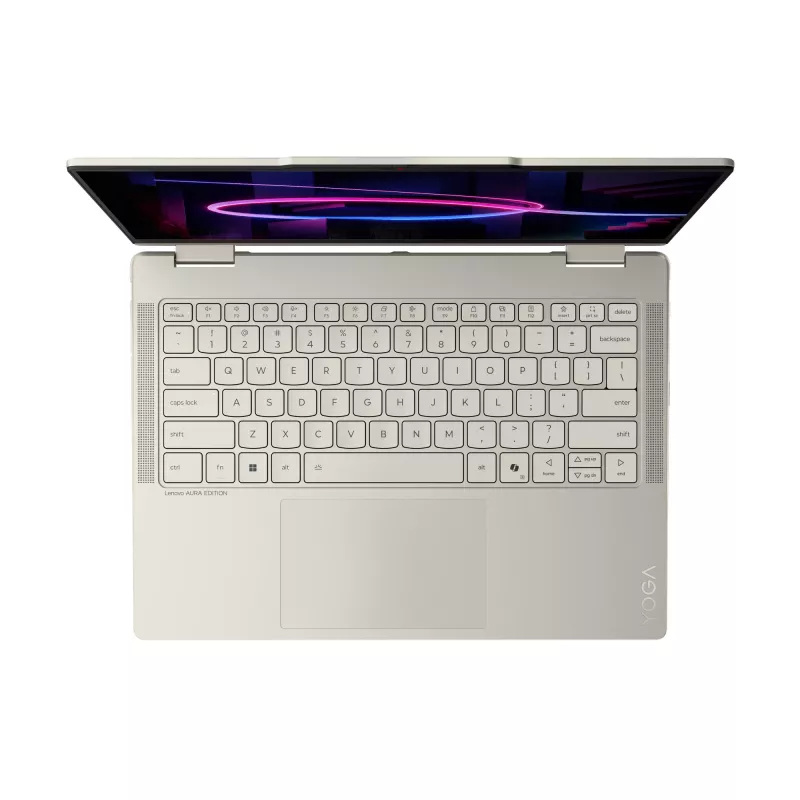 Lenovo Yoga 7 2-in-1 14IPH11 Copilot+ PC Intel Core Ultra 5 325 Híbrido (2-in-1) 35,6 cm (14 polegadas) ecrã tátil WUXGA 16 GB LPDDR5x-SDRAM 512 GB SSD Wi-Fi 7 (802.11be) Windows 11 Home alemão Seashell