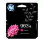 HP 963XL Tinteiro original magenta, rendimento alto (XL), magenta, tinta pigmentada, 23,25 ml, 1 unid., embalagem individual