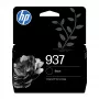 HP 937 Tinteiro original preto, rendimento padrão, preto, 1 unid., 1250 páginas, embalagem individual