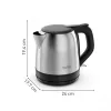 Tefal Subito Mini KO5S2DE0 chaleira 1 L 2400 W preto, aço inoxidável