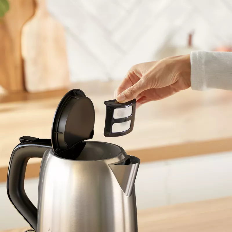 Tefal Subito Mini KO5S2DE0 chaleira 1 L 2400 W preto, aço inoxidável