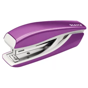 Leitz NeXXt WOW mini agrafador metálico, 10 folhas, roxo, P2, metal, plástico, 80 g/m², 3,5 cm