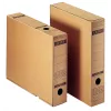 Leitz 6084-00-00 Caixa de arquivo com aba, A4, cartão canelado natural, 70x265x325 mm