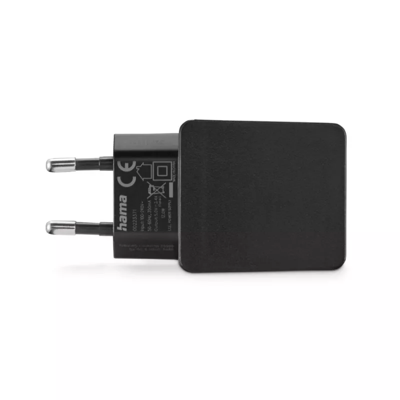 Hama 00086401 carregador móvel MP3, navegador, consola portátil, powerbank, smartphone, tablet preto AC interior