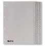 Rexel separador PP, cinzento, numérico, separador numérico, polipropileno (PP), cinzento, A4, 226 mm, 297 mm