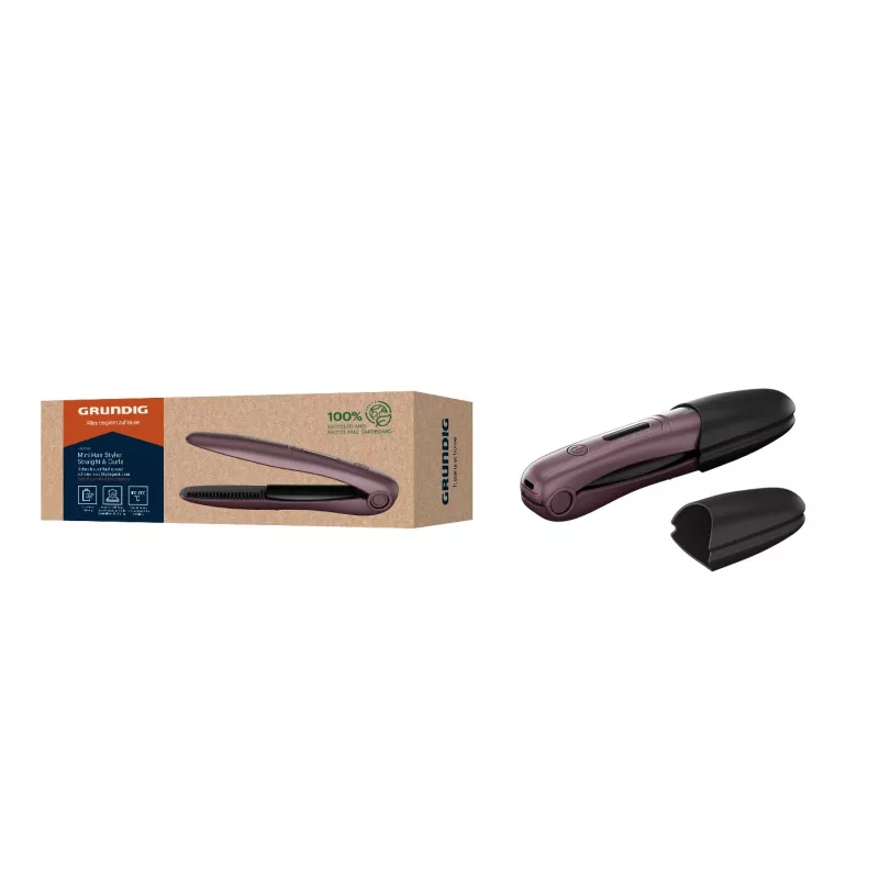 Grundig HS 6330 prancha de cabelo sem fios, violeta