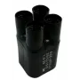 3M SKE 4F/1+2, tubo termorretrátil, preto, 10 cm, 3,5 cm, 1 unid., 120 °C