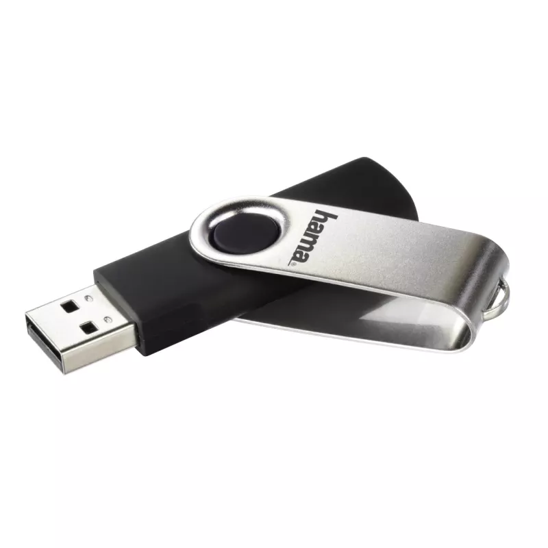 Hama 00181059 Pen drive 8 GB USB Type-A 2.0 Preto, Prateado