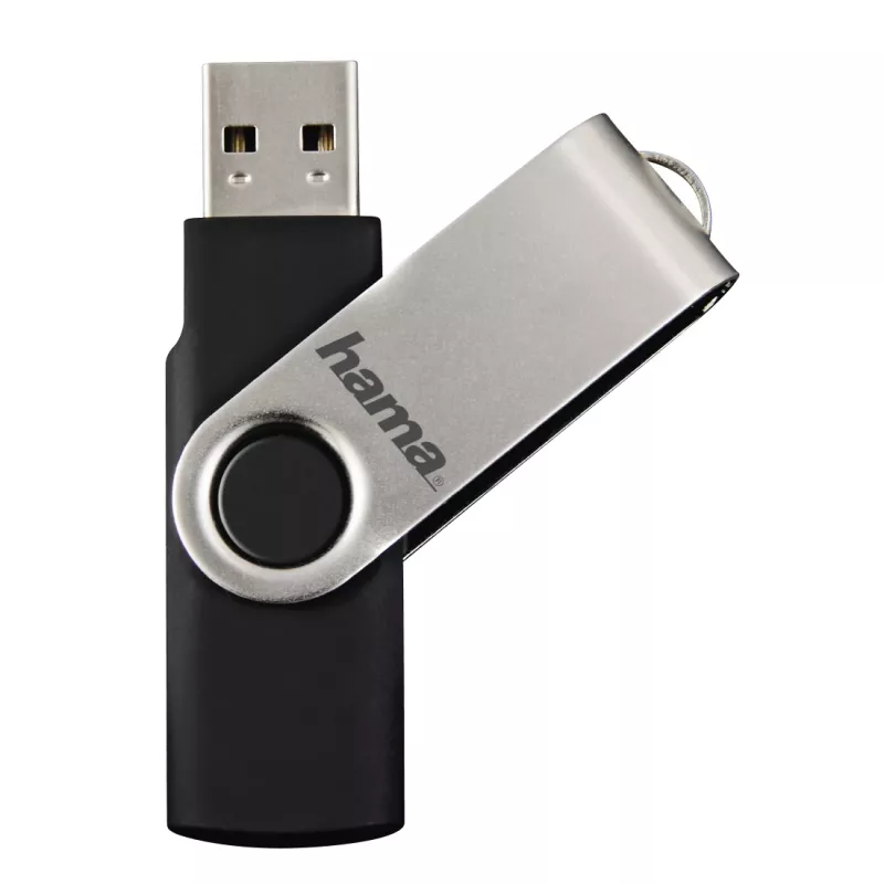 Hama 00181059 Pen drive 8 GB USB Type-A 2.0 Preto, Prateado