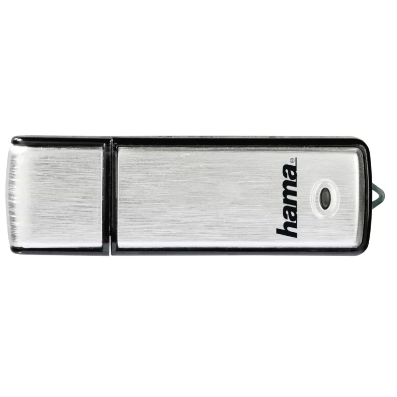 Hama Fancy Pen drive USB 64 GB 2.0 Preto, Prateado