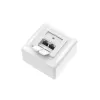 Hama 00300029 Tomada de rede 2 x RJ-45 Branco