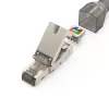 Hama 00200793 Conector de fios RJ45 Cinzento
