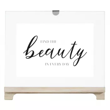 Hama Beauty Moldura individual Transparente, Branco