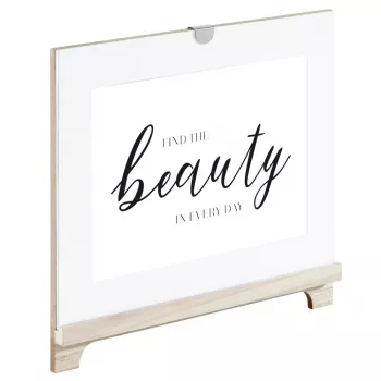 Hama Beauty Moldura individual Transparente, Branco