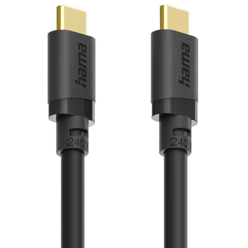 Hama 00202009 Cabo USB USB 3.2 Gen 1 (3.1 Gen 1) 1,5 m USB C 5 Gbit/s 240 W Preto