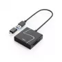 Hama 00200148 Leitor de cartões USB 3.2 Gen 1 (3.1 Gen 1) Type-A/Type-C Preto