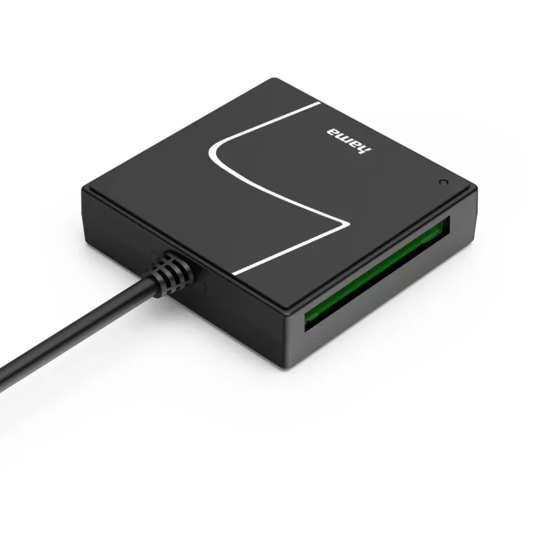 Hama 00200148 Leitor de cartões USB 3.2 Gen 1 (3.1 Gen 1) Type-A/Type-C Preto