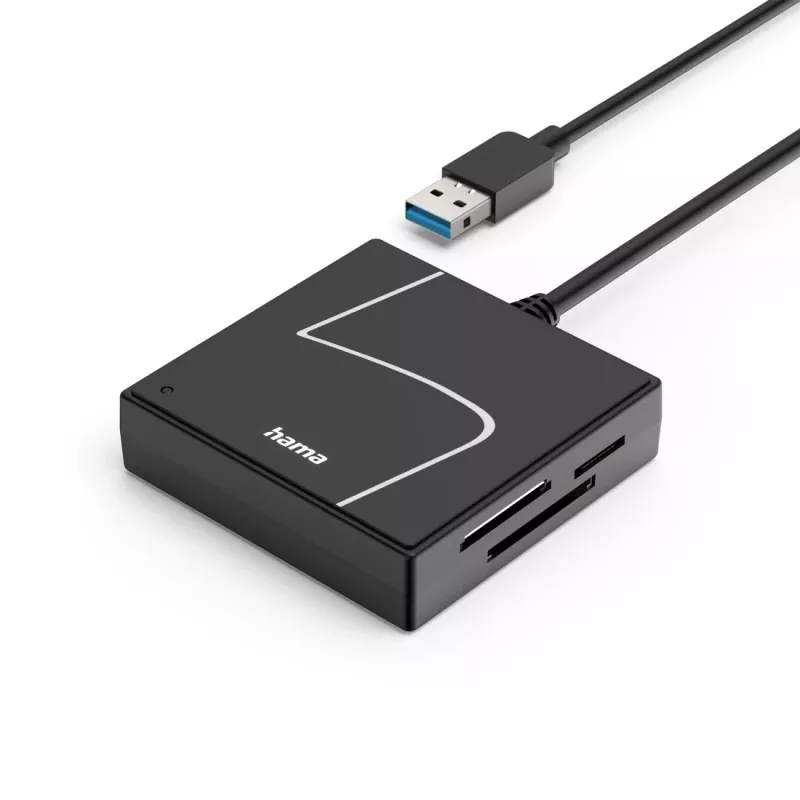 Hama 00200148 Leitor de cartões USB 3.2 Gen 1 (3.1 Gen 1) Type-A/Type-C Preto