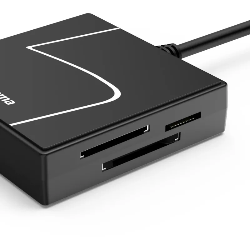 Hama 00200148 Leitor de cartões USB 3.2 Gen 1 (3.1 Gen 1) Type-A/Type-C Preto