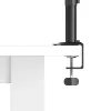 Hama Suporte de monitor, 2 monitores, altura ajustável, orientável/inclinável, 13 polegadas – 35 polegadas, Preto