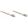 EFB Elektronik O0310.5 Cabo de patch de fibra ótica Duplex, LC-LC, OM2 50/125 µm, LSZH, 5 m, laranja