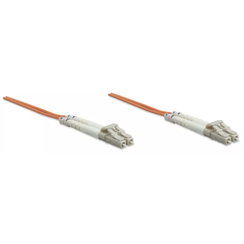 EFB Elektronik O0310.5 Cabo de patch de fibra ótica Duplex, LC-LC, OM2 50/125 µm, LSZH, 5 m, laranja