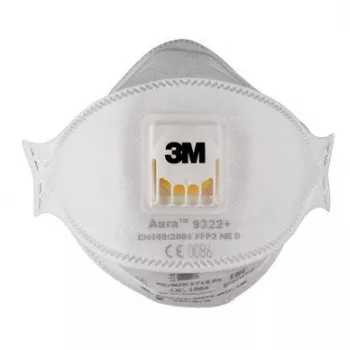 3M 9322PRO10 Máscara antipoeiras 10 unid. cesto FFP2