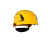 3M X5502V-CE-4 Capacete de proteção plásticos ABS amarelo