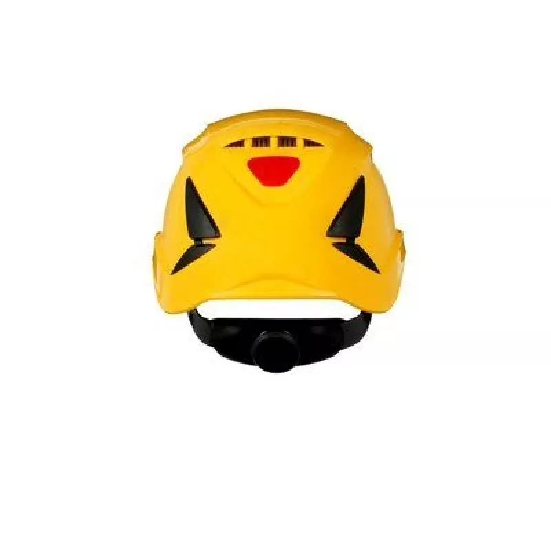3M X5502V-CE-4 Capacete de proteção plásticos ABS amarelo