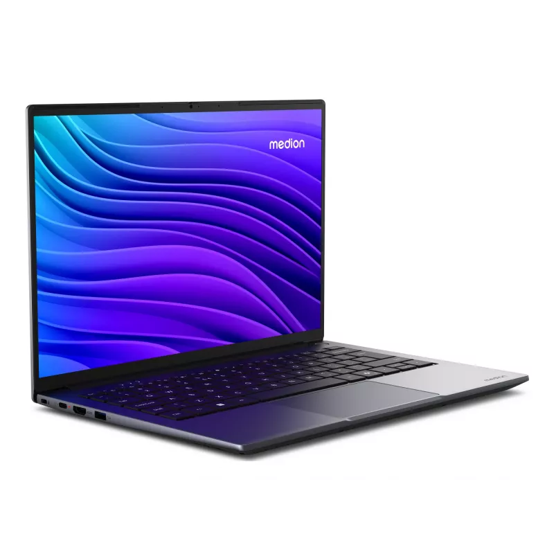 MEDION Avantum 14 E1e Intel® Celeron® N N4500 Netbook 35,6 cm (14 polegadas) Full HD 8 GB DDR4-SDRAM 128 GB Flash Wi-Fi 6 (802.11ax) Windows 11 Home em modo S cinzento