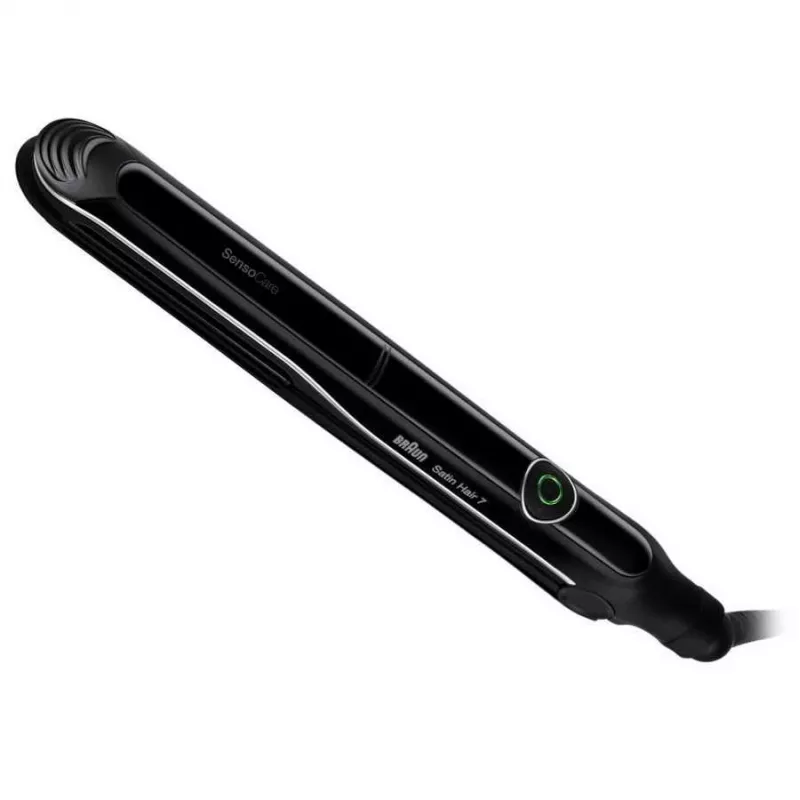 Braun Satin Hair 7 SensoCare ST780 Ferro de alisar cabelo, preto