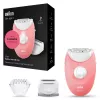 Braun Silk-epil 3-277 Depiladora, branco/rosa