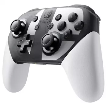 Nintendo Switch Pro Comando Super Smash Bros. Ultimate Edition preto, cinzento, branco Bluetooth gamepad analógico / digital Nintendo Switch